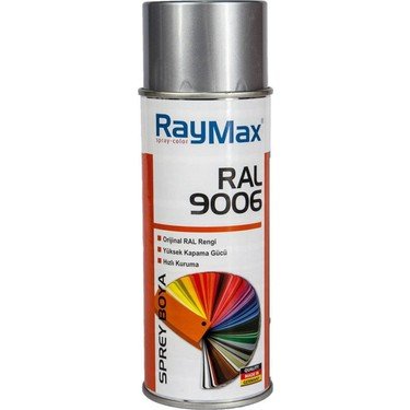 Raymax RAL 9006 Gümüş Gri Akrilik Sprey Boya 400ml